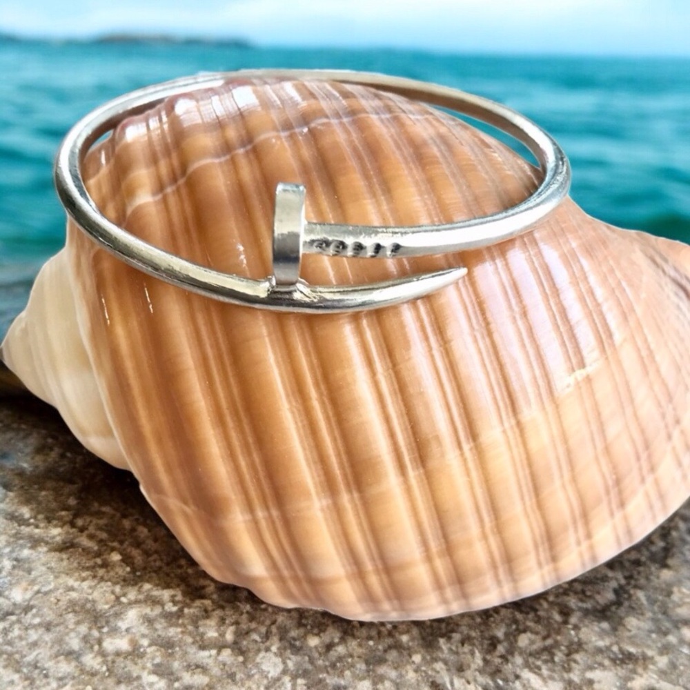🆕 Nail Bracelet Stainless Steel